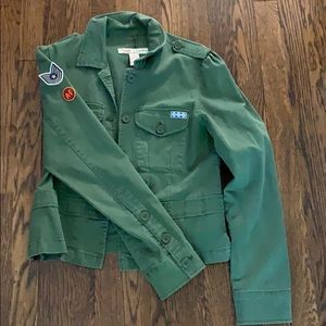 Abercrombie army jacket size M with patches
